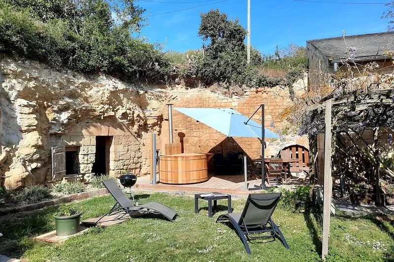 Cottage with nordic bath in the countryside between Angers and Saumur, 4 pers