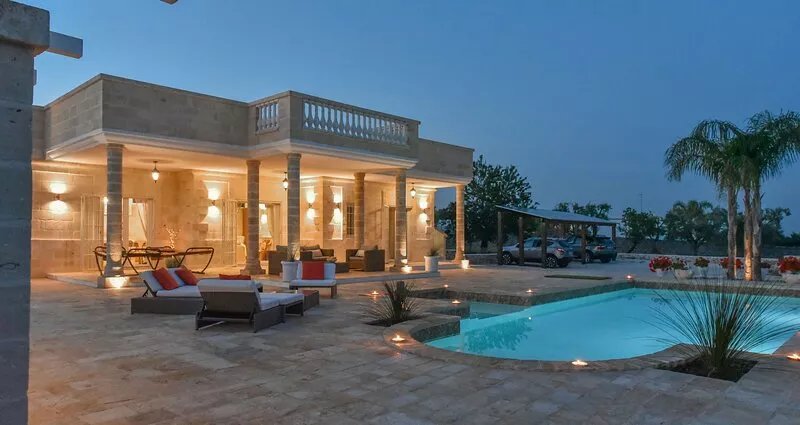 Villa Merlata, villa in Ostuni with a pool which ca be heated