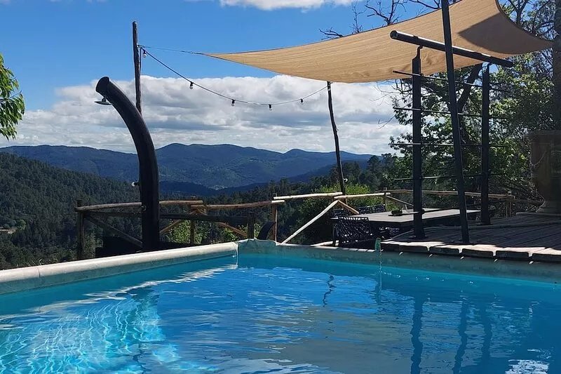 Gite Bernadelle Baragnas in the heart of the Cevennes nature, internet swimming