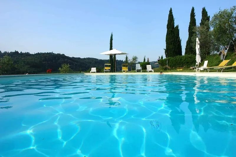 Cosy apartment in villa with pool, WIFI, TV, patio, panoramic view, parking