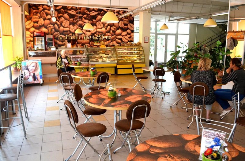 Shopping centre "Aizpute"cafe TOP!