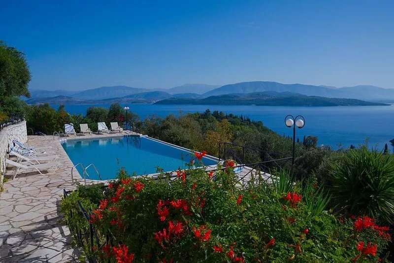 Villa Vasso Two-Bedroom Sea View Residence near Kerasia Beach