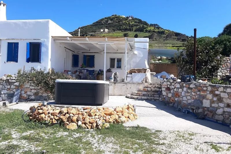 Studio Apartment 'Ktima San Antonio Paros - Parion' with Sea View, Wi-Fi and