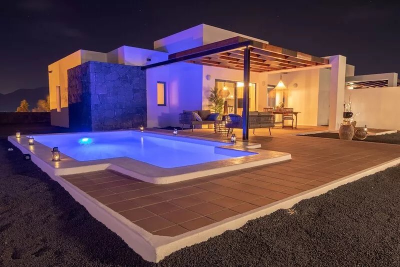 Villa Famara with beautiful views