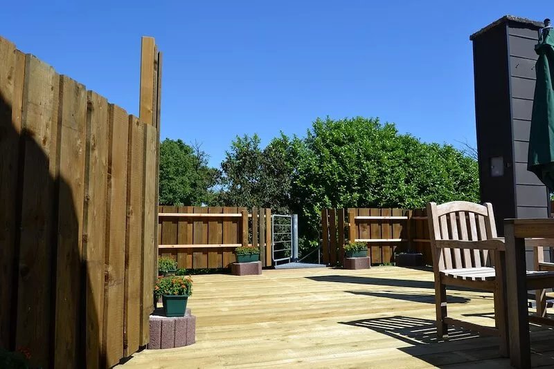 Completely renovated apartment with a great terrace in the middle of nature