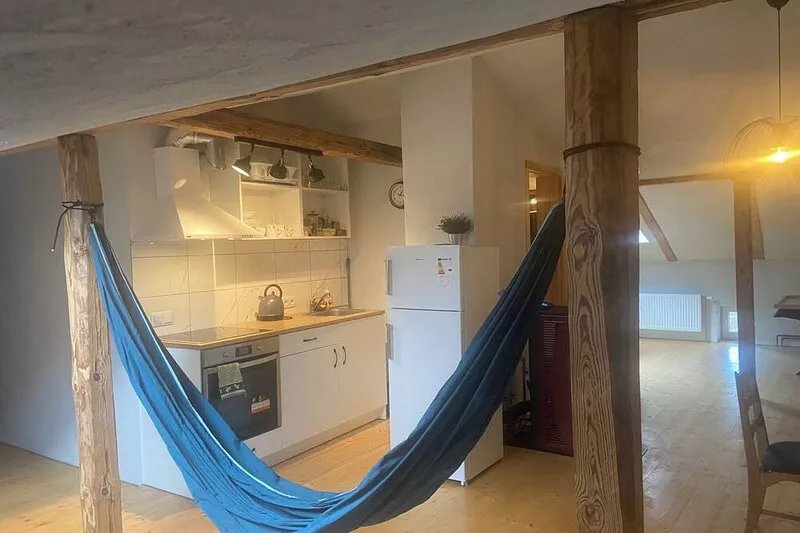 Cozy apartment in a historical building in the center of Cēsis. Pet-friendly!