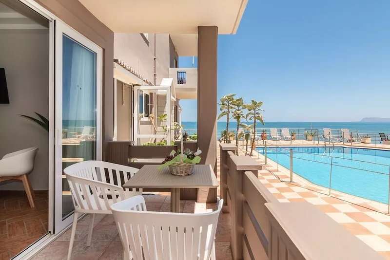 Superior sea view room at Girogiali Beach hotel