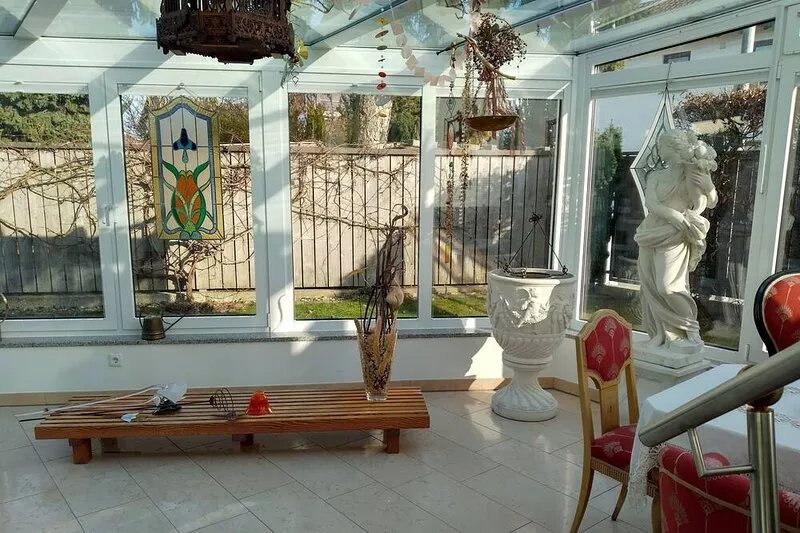 Comfortable apartment in the middle of a beautiful garden