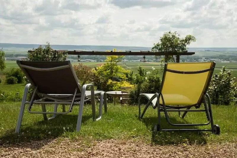 l'Intemporel Maison View on the vineyard