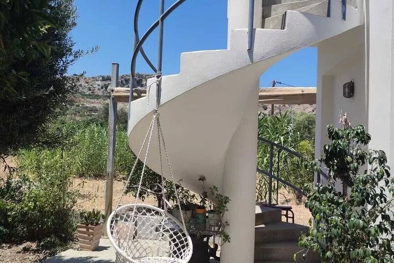 Cosy modern house with own garden and parking  at Stegna Beach