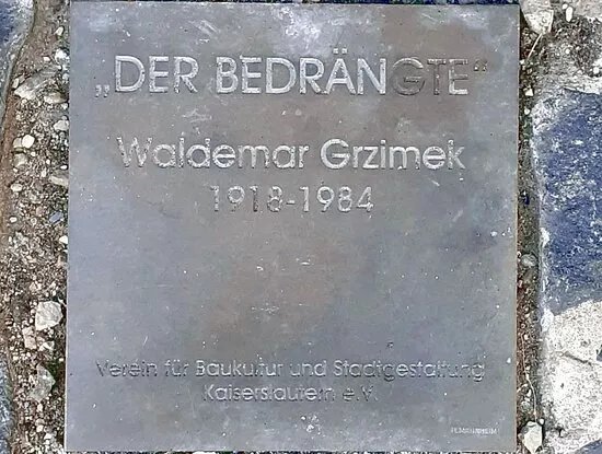 Skulptur Der Bedrangte