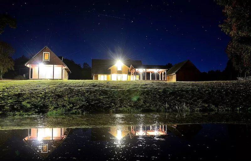 A cozy vacation villa in forest by lake near Druskininkai Lithuania