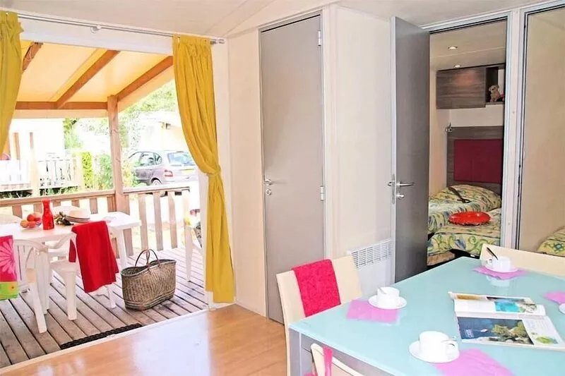Camping Tikayan La Vallée Du Paradis **** - Mobile home Texas Standard 4 rooms