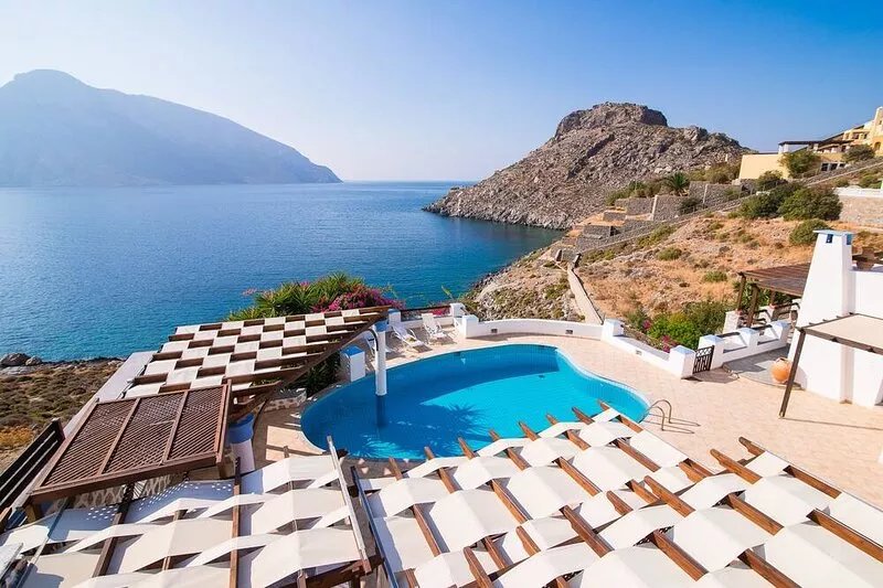 Luxury Waterfront Vacation Villa in Kalymnos, Greece with Private Pool