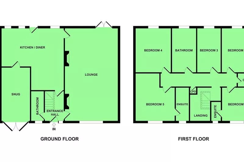 Large North Norfolk Cottage near the sea. Sleeps 10 in 5 bedrooms, 4 bathrooms