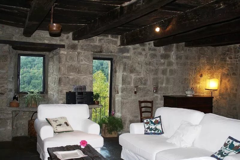 medieval watch tower and pool, near Florence, suitable  for remote working