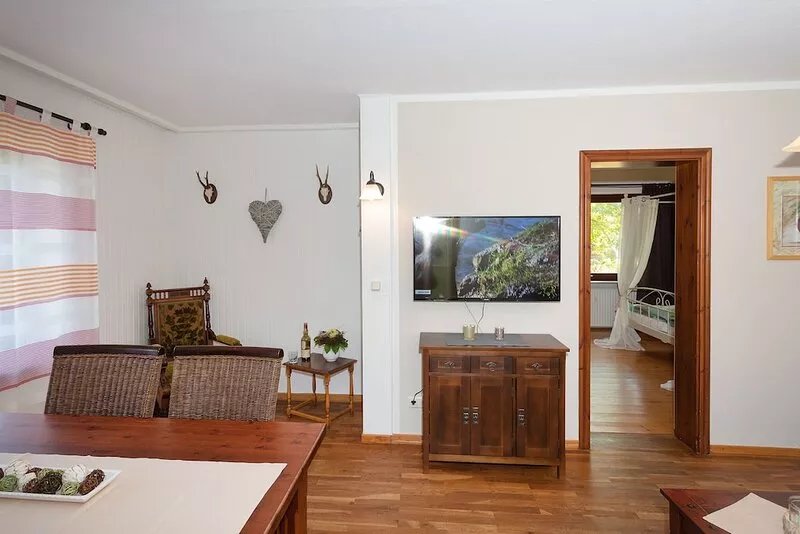 Nice and cozy apartment in a farmhouse built in 1891.