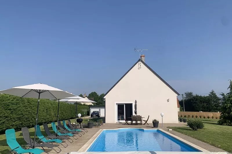 Chateaux de la Loire zoo de beauval villa 8+2bedrooms heated pool