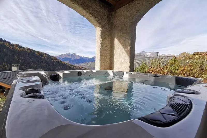 Peisey Vallandry Les Arcs: Spacious cottage in the heart of the largest ski