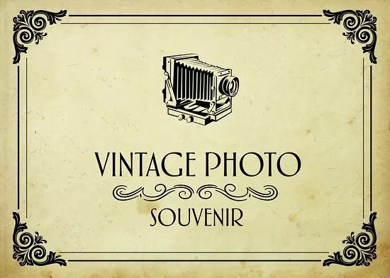 Vintage Photo Souvenir