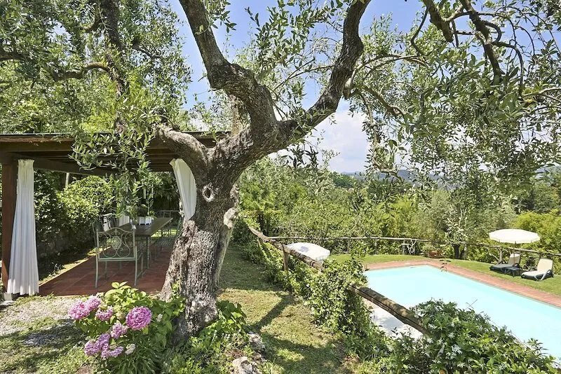 Castor & Pollux House in a splendid estate with a pool on the hills of Lucca