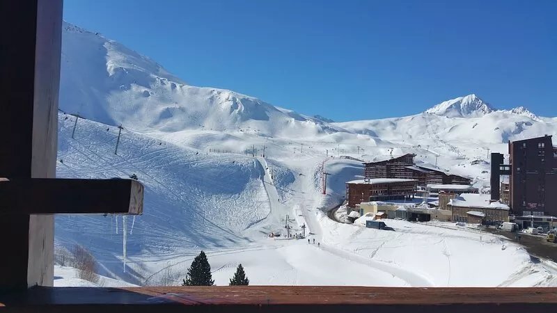 Studio 4/5 pers. 29m² Plein Sud-LES ARCS 2000- VARET- Foot pistes- bedroom area
