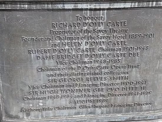 Richard D’Oyly Carte Monument