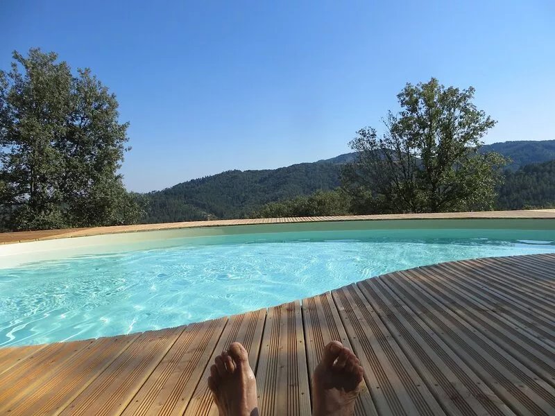 Large gite with PRIVATE POOL welcoming up to 13 people all year round