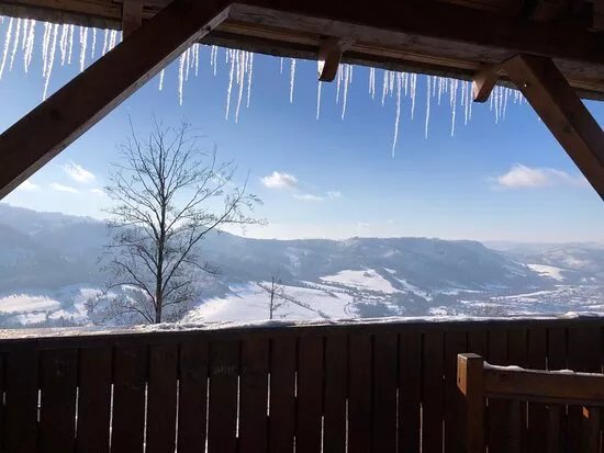Zimna prechadzka na vrch Bobovec v Starej Bystrici