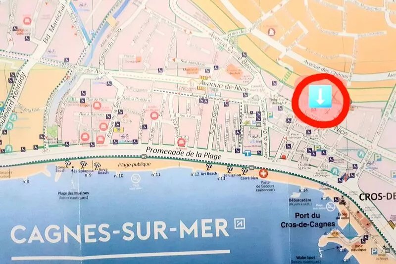 F2 ON THE GROUND FLOOR 150m from the beaches and shops / 5pers / 48m2