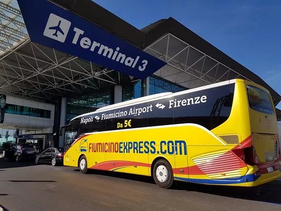 Partenza Bus Fiumicino Express