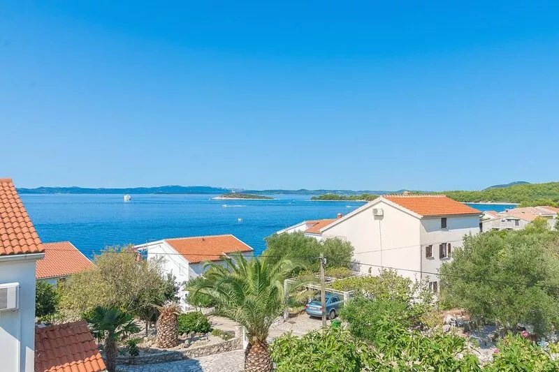 Two bedroom apartment with terrace and sea view Ždrelac, Pašman (A-15911-a)