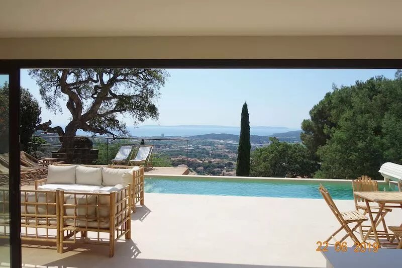 ☀️ Design Villa Panoramic SEA View Swimming pool Air conditioning