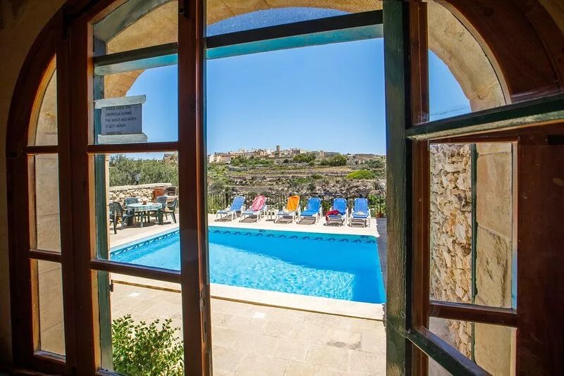 Typical Farmhouse of choice with pool . Bedrooms  air-conditioned pay per use.