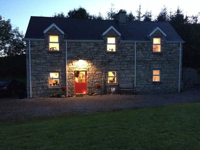 Traditional Stone cottage in peaceful country setting.