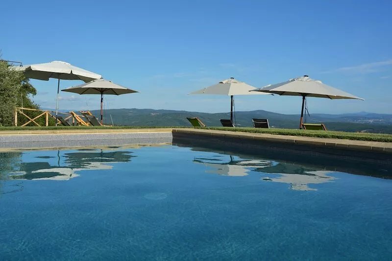 LA RONDINAIA. CHARMING HOUSE WITH GARDEN AND POOL. AMAZING VIEW