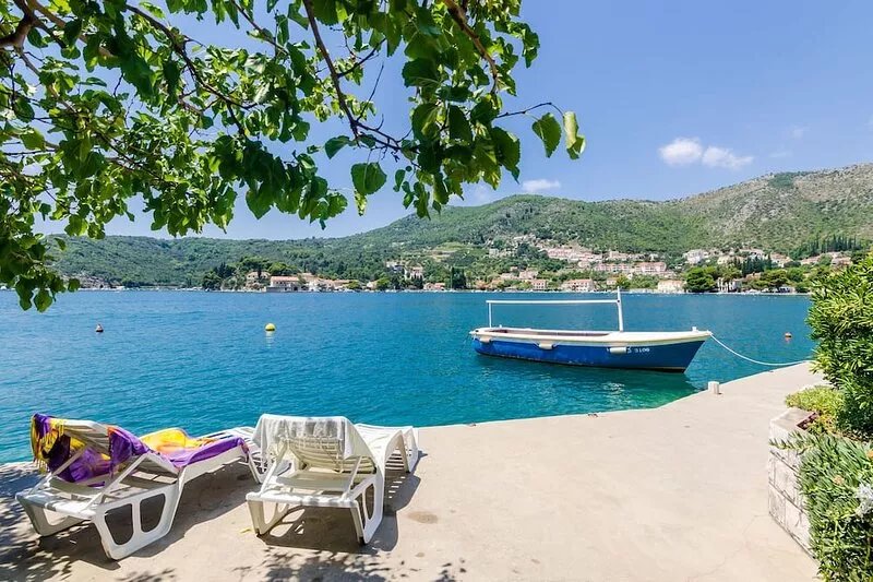 Apartment Anita - Quiet & relaxing seafront apartment 10 minutes from Dubrovnik