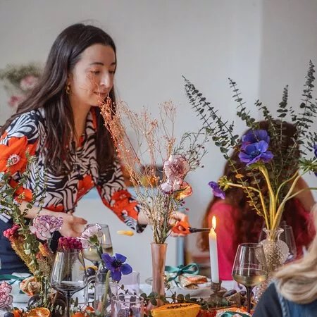 Mairead, artist and host of The Art Supper Club