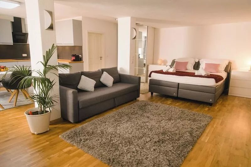 Fully equipped lovely studio near Cologne in a peaceful area with own veranda
