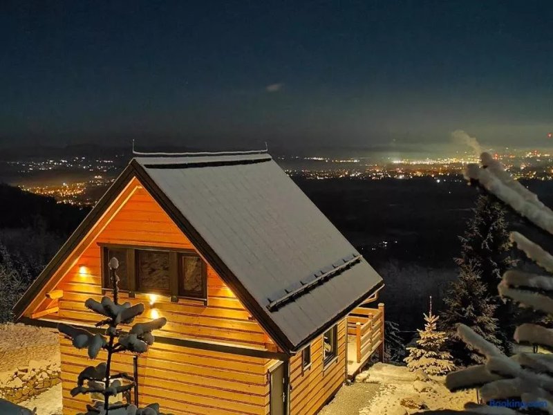 ,,Srebrny Widok" Gorskie domki w Karkonoszach pomiedzy Szklarska a Karpaczem