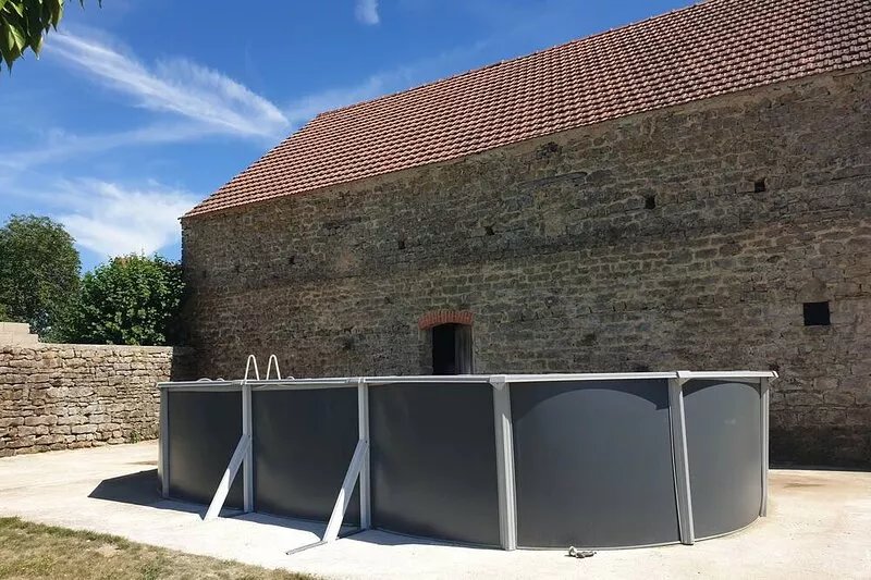 5-person house (ideal for families): above-ground pool installation in 2022