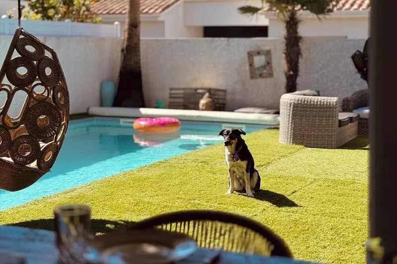 Cap d'Agde private villa near sea beach with swimming pool and large plot