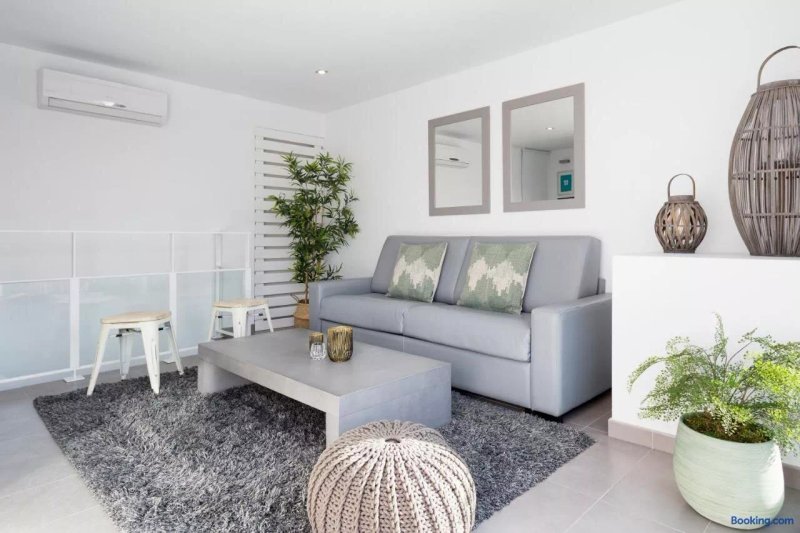 Sitges Group Blue & White Close To Beach