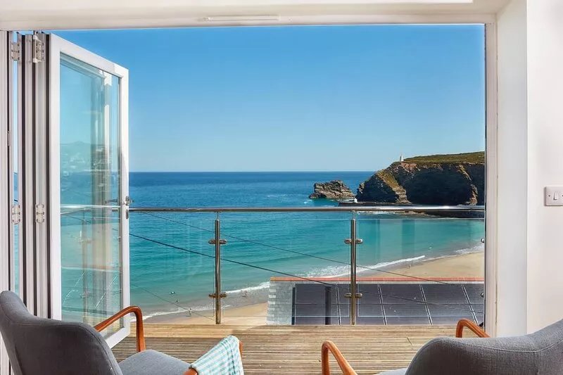 Superbly appointed accommodation, and a soothing hot tub on the decked balcony.