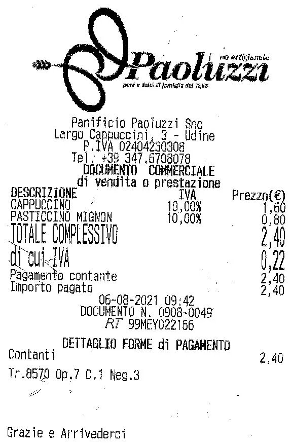 Pasticceria Bar Paoluzzi