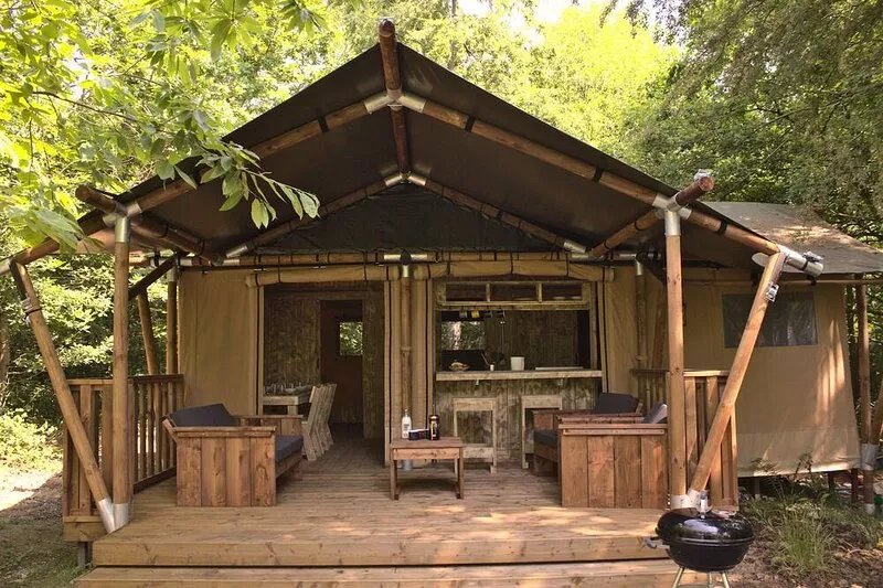 Luxury Safari Tent with Hot Tub