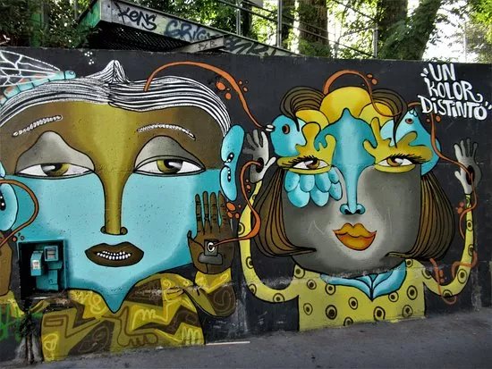 Fresque "Galerie Ourcq 2019 - Kolor Distinto"