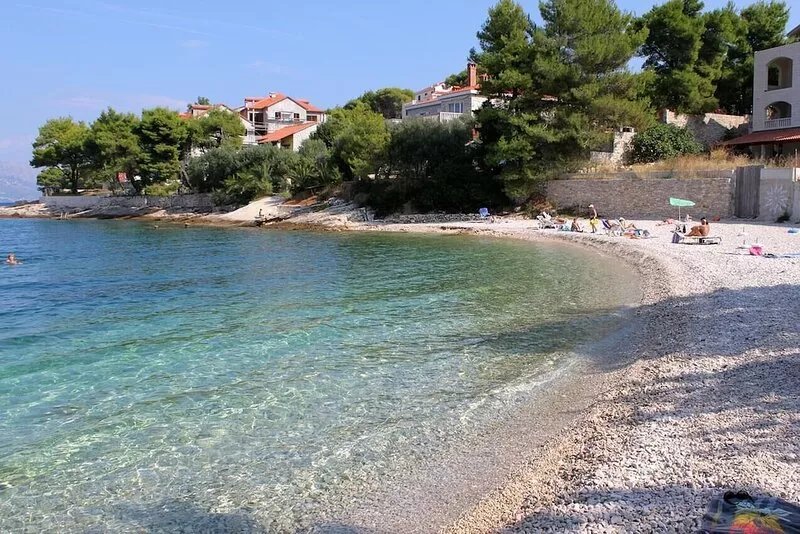 Two bedroom apartment with terrace and sea view Splitska, Brač (A-2857-a)