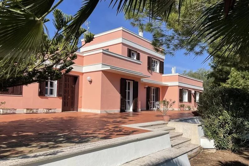 Countryside Private Villa Estate Panoramic View of Trani &  sea in orchard