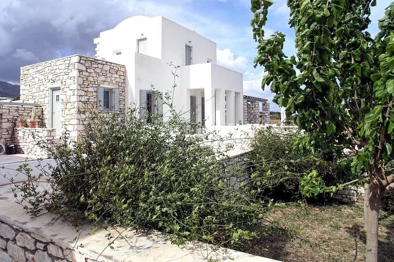Villa Mella, Glyfa Beach Paros: luxury vacations by the sea, panoramic view